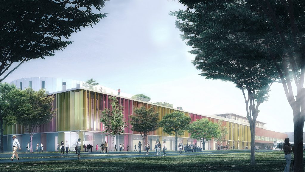 Bâtiment urgences / réanimation / médecine, Hôpital Purpan, Toulouse ...